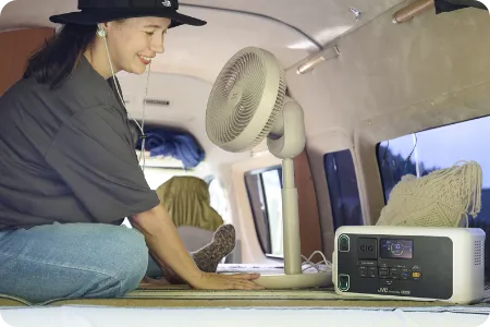 ポータブル電源×車中泊