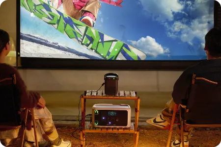 ポータブル電源 × エンタメ