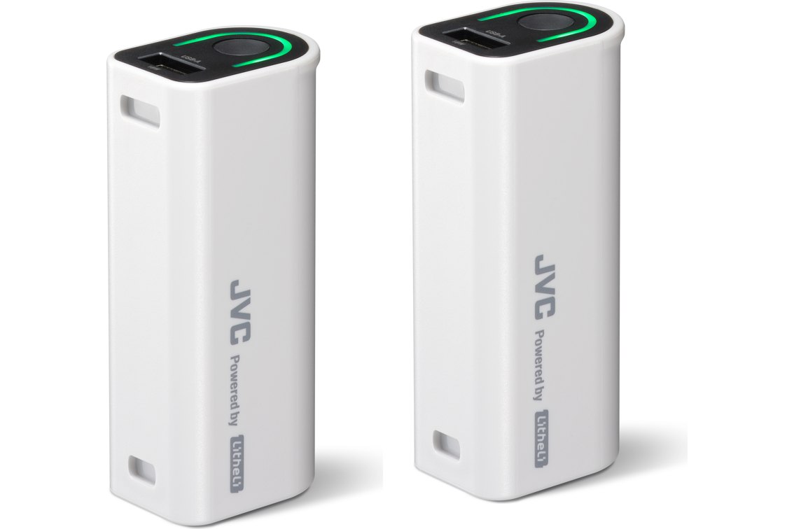 2個付属する着脱式モバイルバッテリーBH-U4