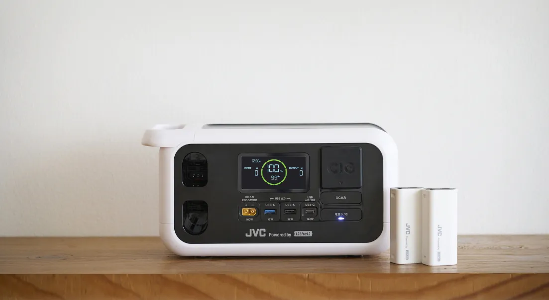 モバイルバッテリーの機動性を兼ね備えた「モバイルバッテリースロット搭載ポータブル電源」が新登場！ モバイルバッテリー BH-U4 2個付属
