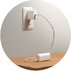 モバイルバッテリー BH-U4 は、ポータブル電源がなくても、ACアダプター（市販）で充電ができます。