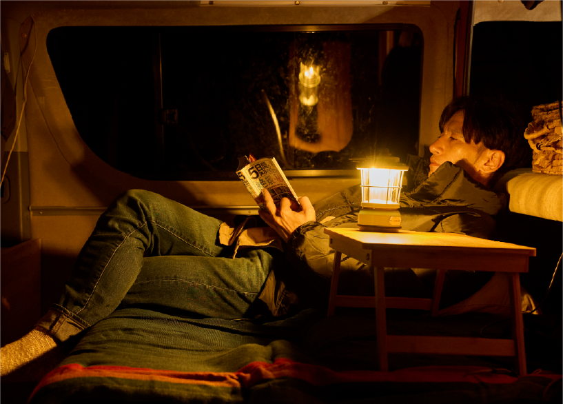 キャンプや車中泊で活躍。