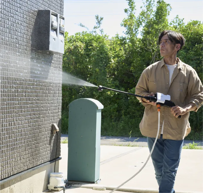 コードレス高圧洗浄機