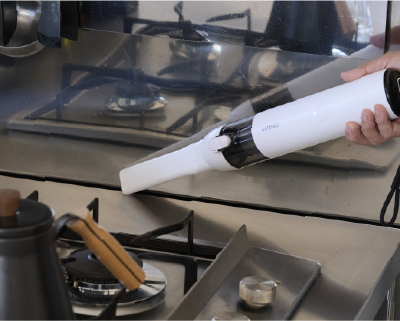 狭いすき間のゴミやホコリに