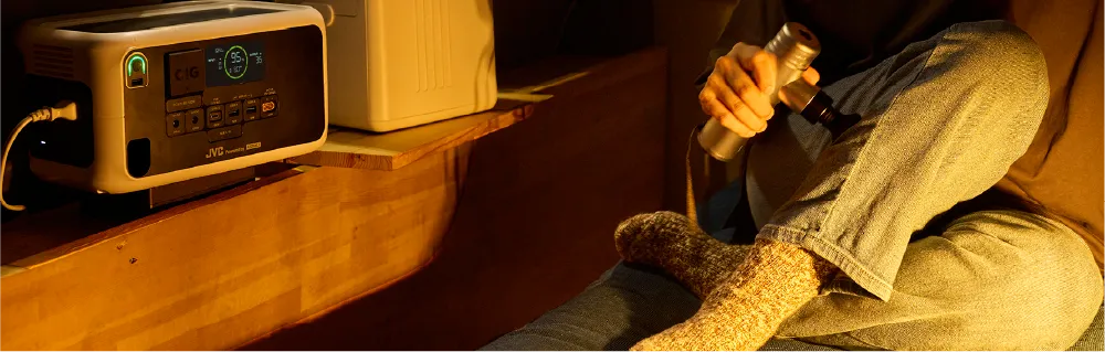 家でも外出先でも疲労回復をサポート