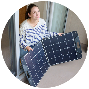ポータブルソーラーパネル