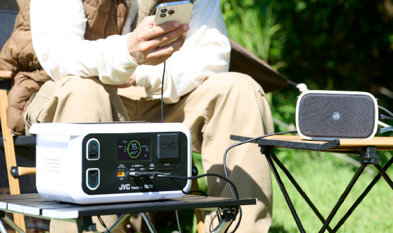 屋外電源として持ち運ぶ