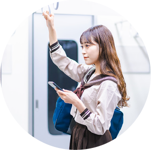 通勤・通学時のスマホの利用
