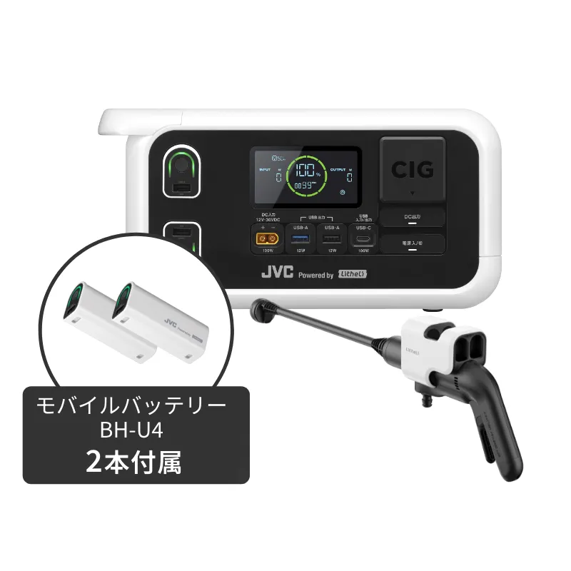 ポータブル電源 BN-RL230
✕コードレス高圧洗浄機セット